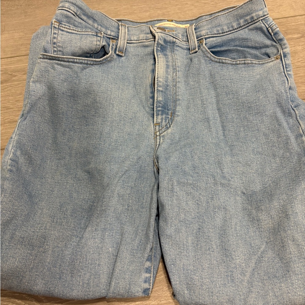 Levi's Blue Straight Leg Jeans Classic Style